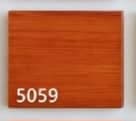 سمپل فیزیکی رنگ ترموود لاکو کد 5059 روی چوب ترمو