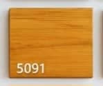 سمپل فیزیکی رنگ ترموود لاکو کد 5091 روی چوب ترمو